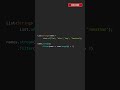 Java Stream Magic - Filter Names in One Line! #shorts