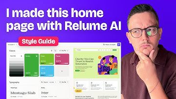 You can now design full pages in Relume with the new styleguide