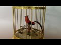 Vintage Singing Bird Cage