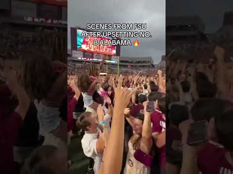 On the field at FSU 🔥