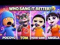 Pocoyo vs Talking Tom vs  squid game vs Angela – Ultimate Music Battle #pocoyo #angela  #sprunki