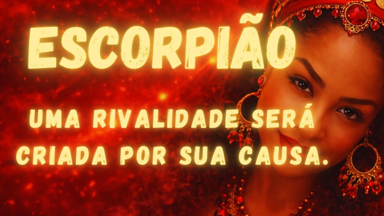 ESCORPIÃO TAROT 🌹 UMA RIVALIDADE SERÁ CRIADA POR SUA CAUSA. AMOR