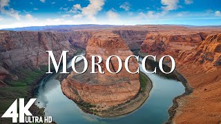 FLYING OVER MOROCCO (4K UHD) - Relaxing Music Along With Beautiful Nature Videos - 4K Video HD