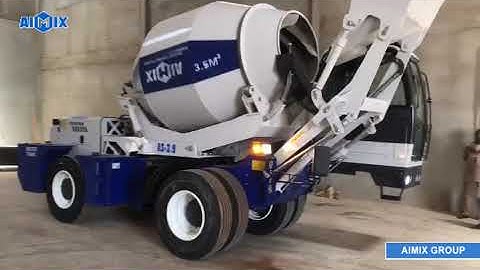 AIMIX 3.5B Self Loading Mixer Test Run in Nigeria