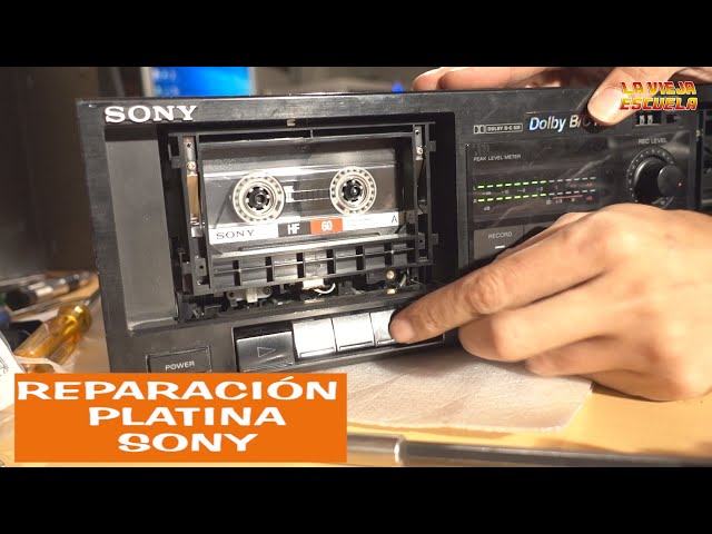 Doble Pletina Sony 1995 TC-W365 - Cambio de correas 