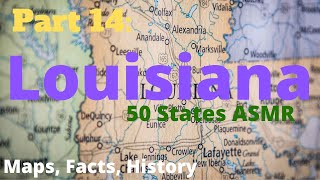 [ASMR] State Map Geography Part 14: Louisiana screenshot 5