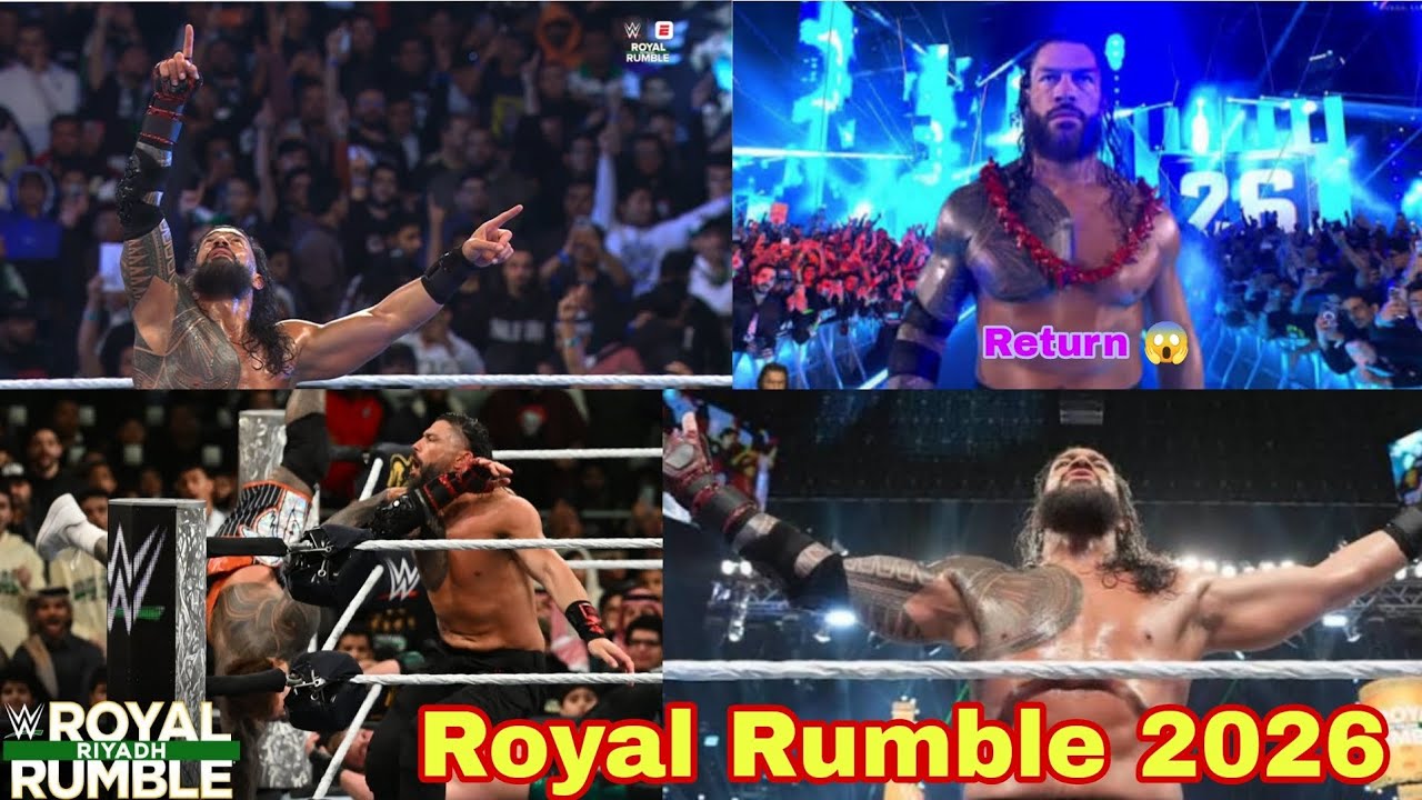 Roman Reigns ने Royal Rumble 2026 जीत लिया 😱 | Tribal Chief Is Back | WWE Shocking Ending