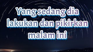 Uang yang sedang dia pikirkan malam hari ini