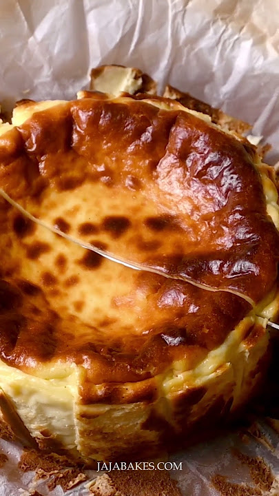 Perfectly Creamy Basque Burnt Cheesecake #basquecheesecake #cheesecake #dessert