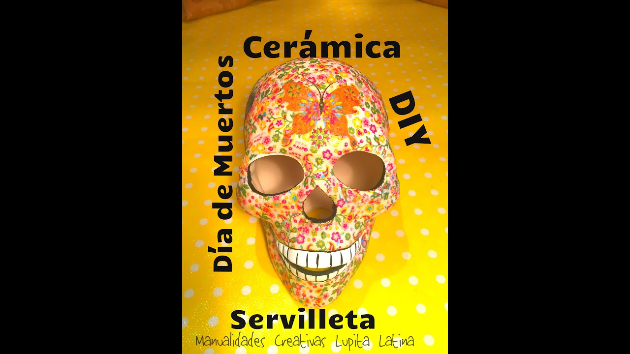diy calavera de ceramica servilleta dia de muertos ceramic paste napkin halloween youtube - Halloween Dia diy calavera de ceramica servilleta dia de muertos ceramic paste napkin halloween youtube - Halloween Dia