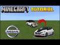 Minecraft SUV - How To Build 2019 Nissan Leaf Nismo Minecraft Car Tutorial