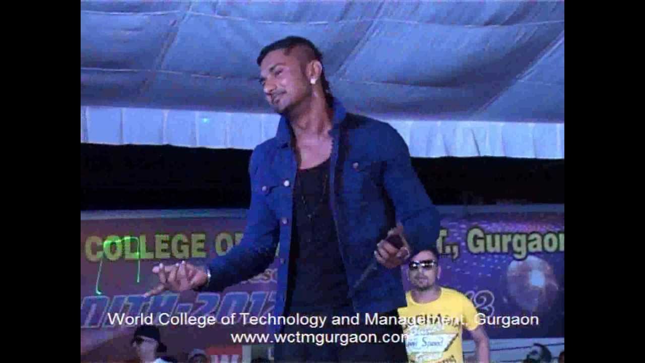 YO YO Honey Singh at World College of Technology & Management Gurgaon