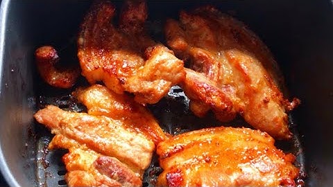 Cách ƯỚP VÀ NƯỚNG THỊT BA CHỈ chỉ bằng nồi chiên không dầu mềm ngon, không bị khô