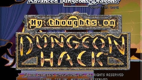 My thoughts on Dungeon Hack (DOS Review)