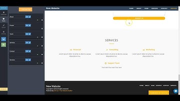 SITE123 - How to add and manage your Services page