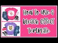 How to use a Bleach Effect Template for Sublimation #Designbundels.net