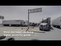 Truck drivers protest increased inspections at U.S.- Mexico border