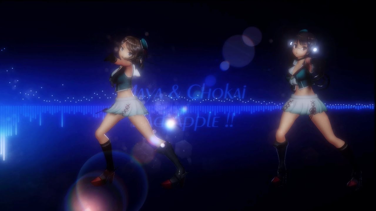 【MMD艦これ】摩耶・鳥海でBad Apple !!