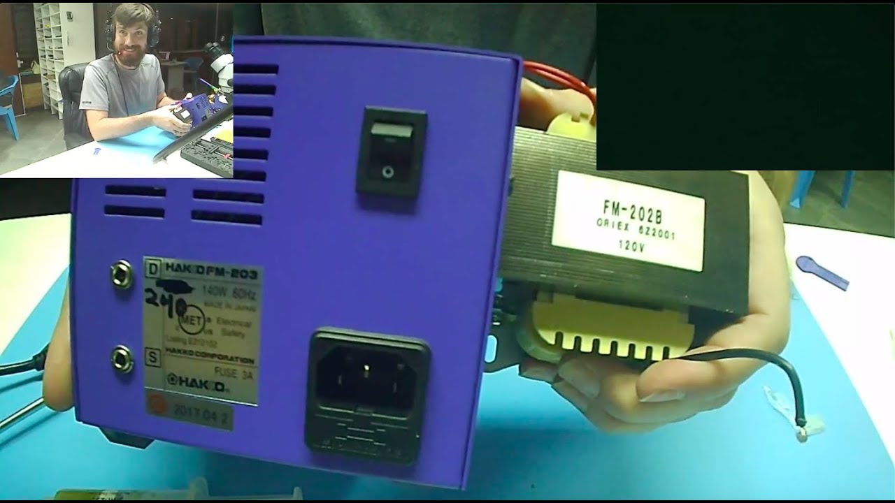 Change Your Hakko Fm 3 Voltage 1v To 240v By Joseph Hughes Change Your Hakko Fm 3 Voltage 1v To 240v By Joseph Hughes