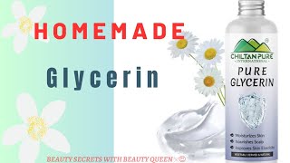 How to make Glycerine at home/Homemade glycerine/diy glycerine/Rose  glycerine/Glycerine making at 🏠 