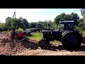 Moving  gravel with homemade loader