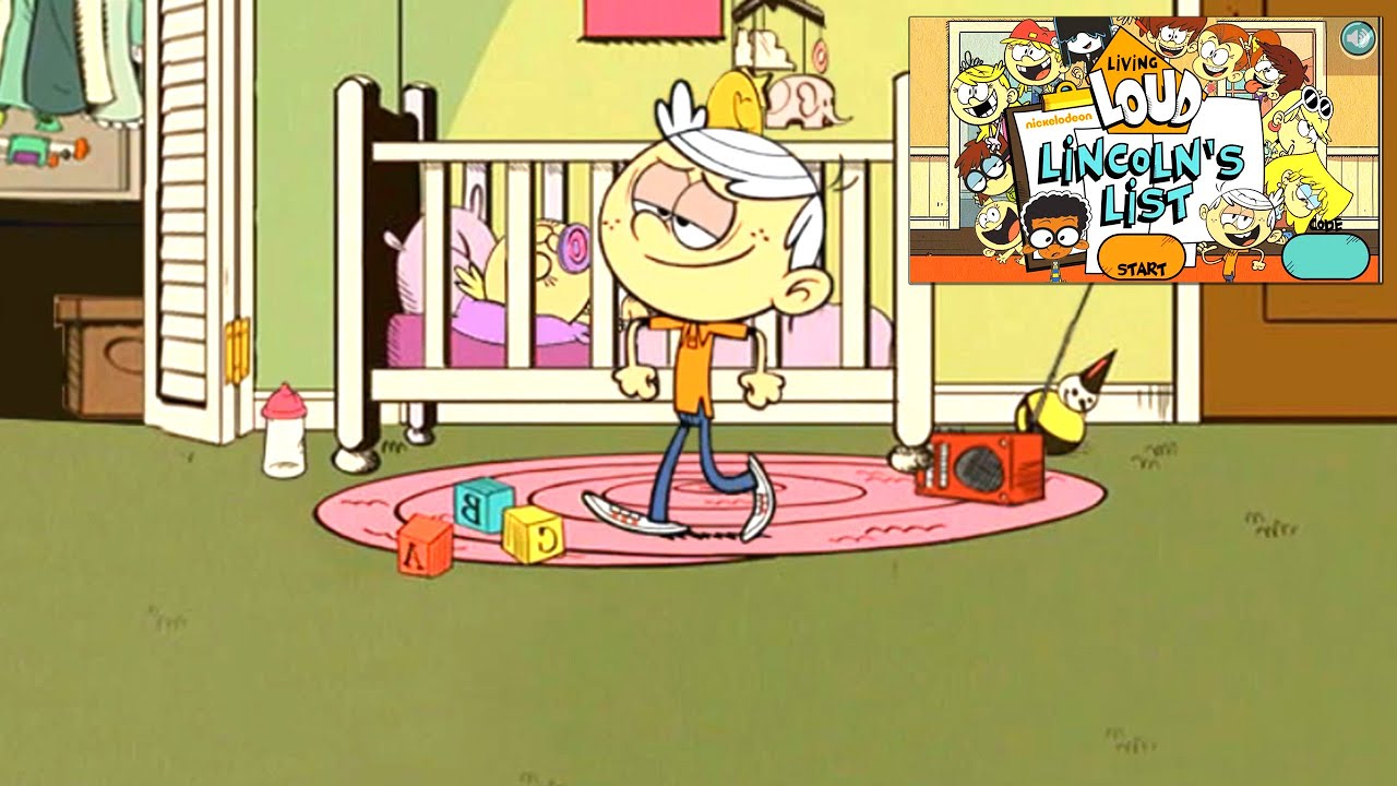 The Loud House Living Loud Lincoln's List Gameplay Walkthrough
