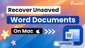 Recover Unsaved Word Document Mac with 4 Tested Plans