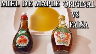 Cómo Identificar La MIEL DE MAPLE ORIGINAL VS MIEL DE MAPLE FALSA by Que Hago De Comer 58,976 views 4 years ago 8 minutes, 43 seconds