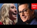 Majorie Taylor Greene Accuses Stephen Colbert Film Crew Of 'Basically Stalking Me All Day Long'
