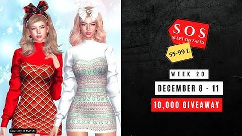 🔥 Slept On Sales Event Week 20🔥 | Second Life | 💸 L$10,000 CASH GIVEAWAY & FREE GIFTS🎁