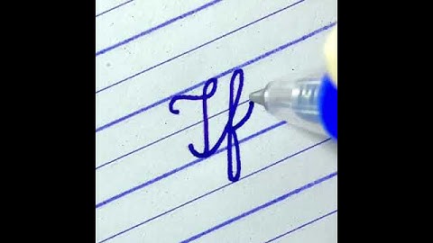 Ff - How to write English cursive writing letter connections | Cursive handwriting practice |i write