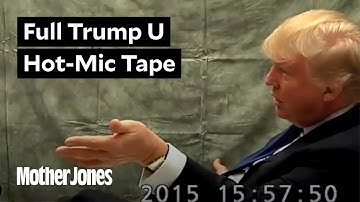 Original Hot-Mic Video from Donald Trump’s 2015 Fraud Case Deposition