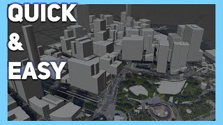 BLENDER-GIS TUTORIAL IMPORT AND EXPORT CITIES