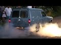 Fords and Retro Cars leaving a Car Meet - July '16