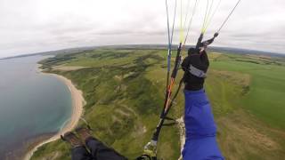 Paragliding Spiral dive and asymmetric collapses at Ringstead