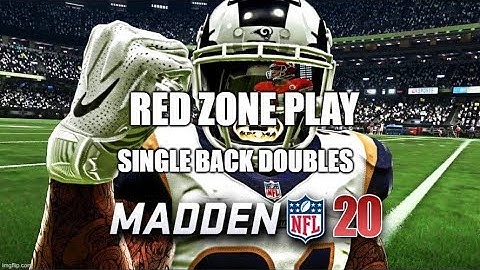 Madden 20 Glitches Cheats and Tips - Red Zone Play - Single Back Doubles