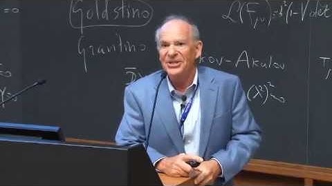 Day 3: Theoretical Physics Session, John Schwarz