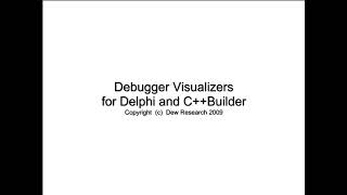 Dew Lab Studio Debugger Visualizer for Delphi RAD Studio