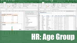 สอน Excel สำหรับงานบริหารบุคคล: การแบ่งอายุพนักงานออกเป็นช่วง ๆ