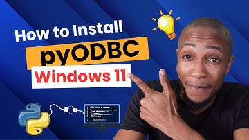 How to Install pyODBC on Windows