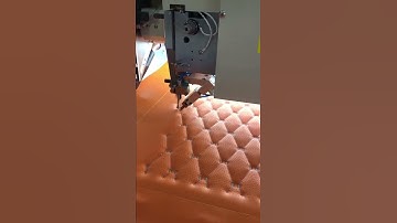 Panel quilting  CNC template stitching CNC sewing for laminated leather in automotive interiors