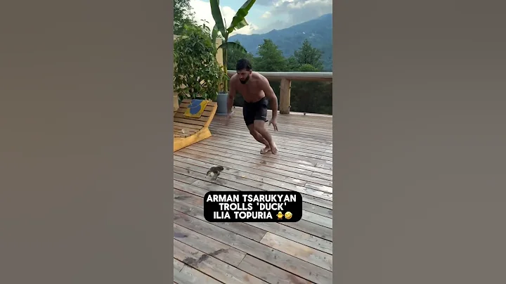 Arman Tsarukyan Trolls 'Duck' Ilia Topuria 🐥🤣 (via @arm_011) | Sports Illustrated