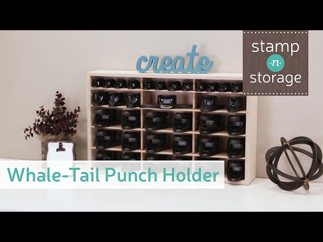 Whale Tail Punch Holder by Stamp-n-Storage 