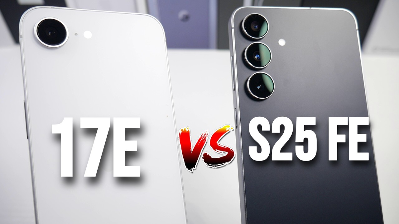 iPhone 17e vs S25 FE – Which Should You Buy? (Camera Test, Speed, Speakers & Design)