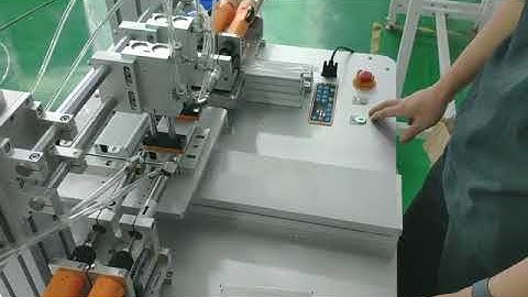 Double platform automatic screw machine