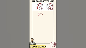 UPSC CSAT Shortcuts | Cubes and Dice | Reasoning  #csatpyq #maths #csattricks #upsc