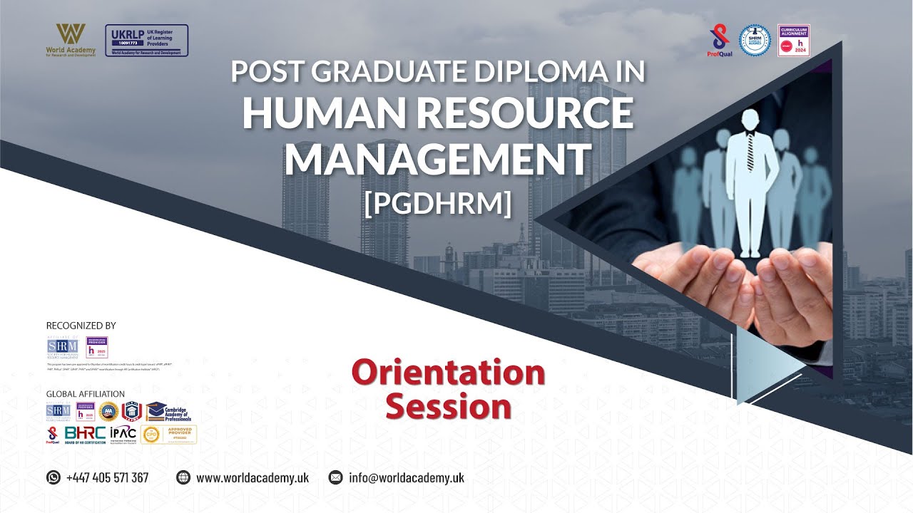 Post Graduate Diploma in Human Resource Management [PGDHRM]