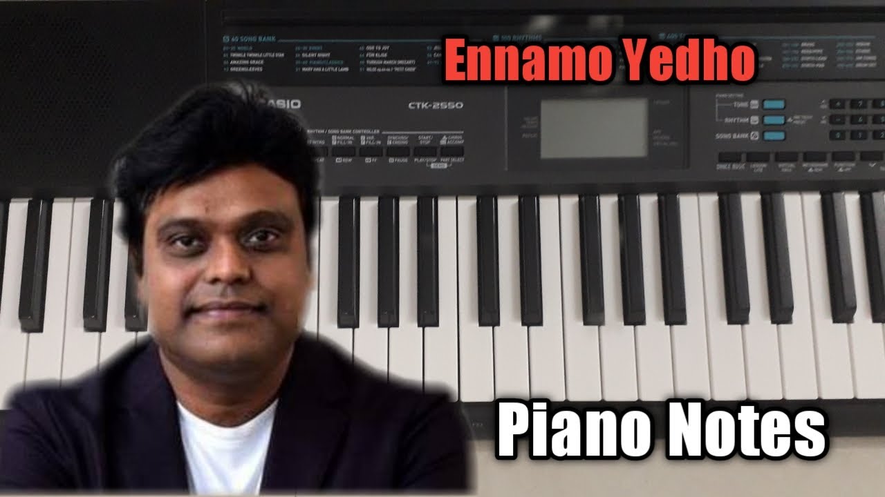 Ennamo Yedho Ko Jiiva Harris Jayaraj Piano Notes