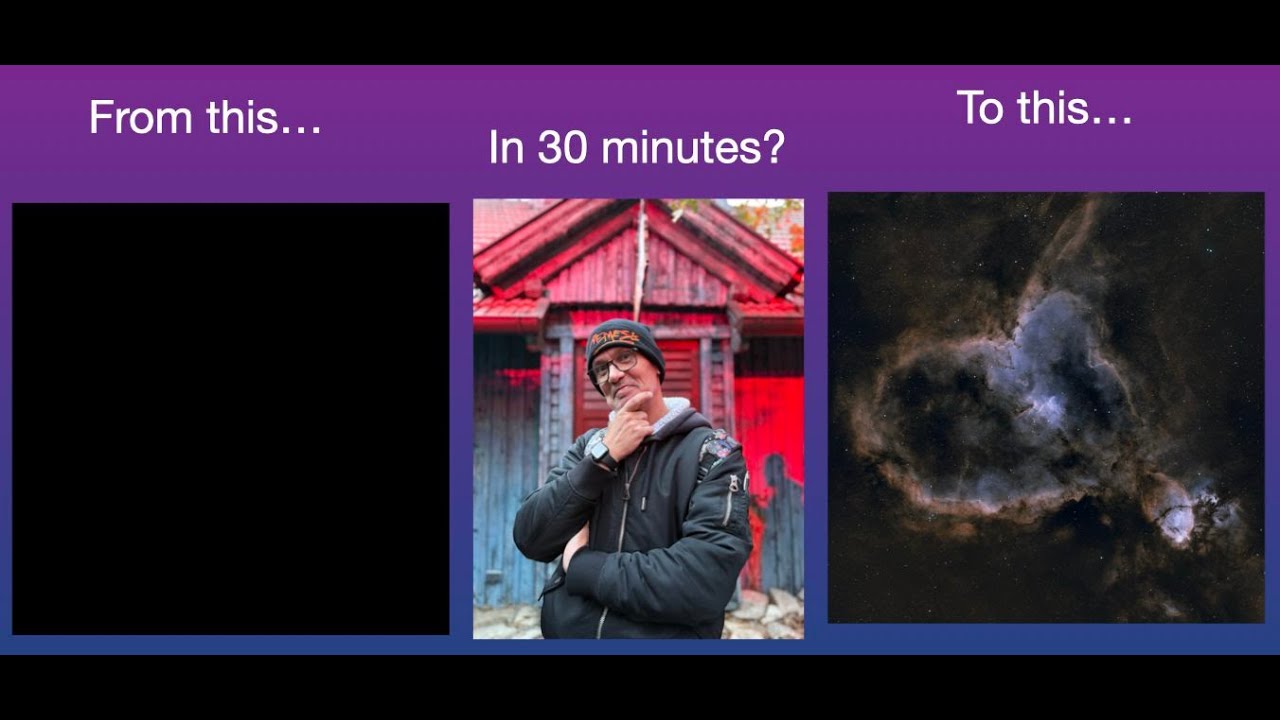 Heart Nebula Processing from scratch Pixinsight