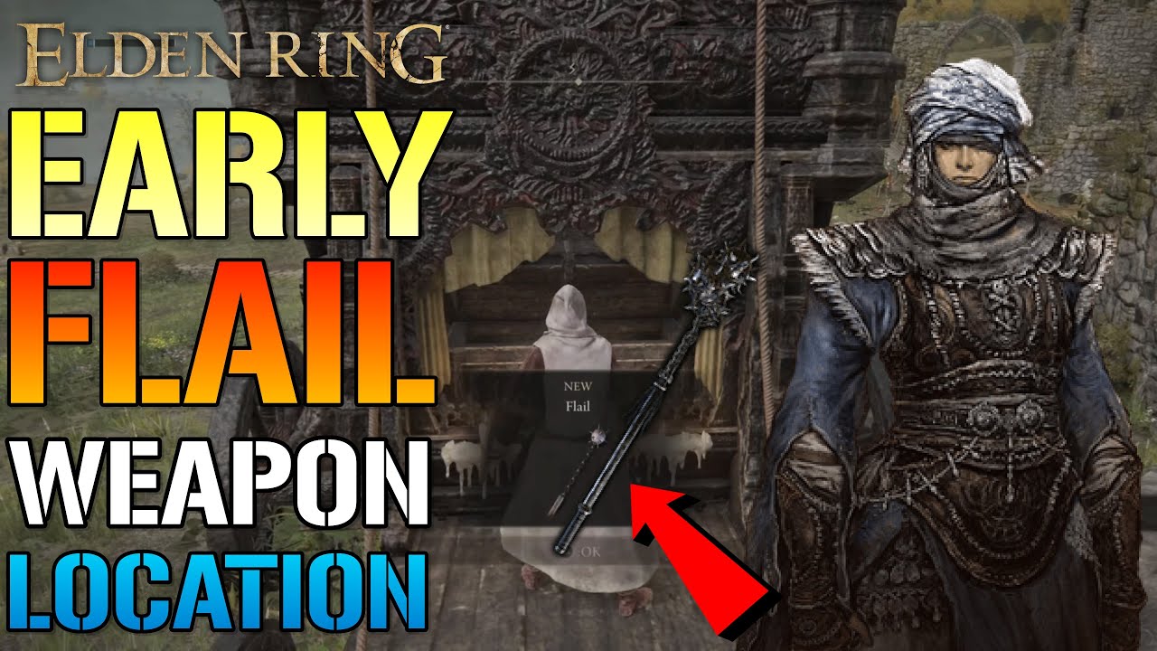 Elden Ring How To Get The "Flail" Weapon Early! (Location & Guide